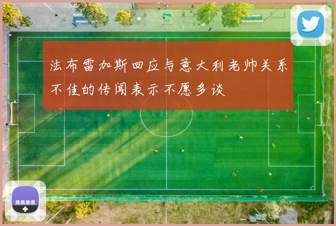 法布雷加斯回应与意大利老帅关系不佳的传闻表示不愿多谈